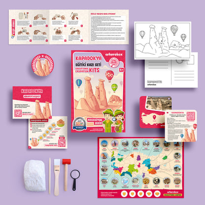 Arkerobox - Set arheologic educational si puzzle 3D, Cappadocia