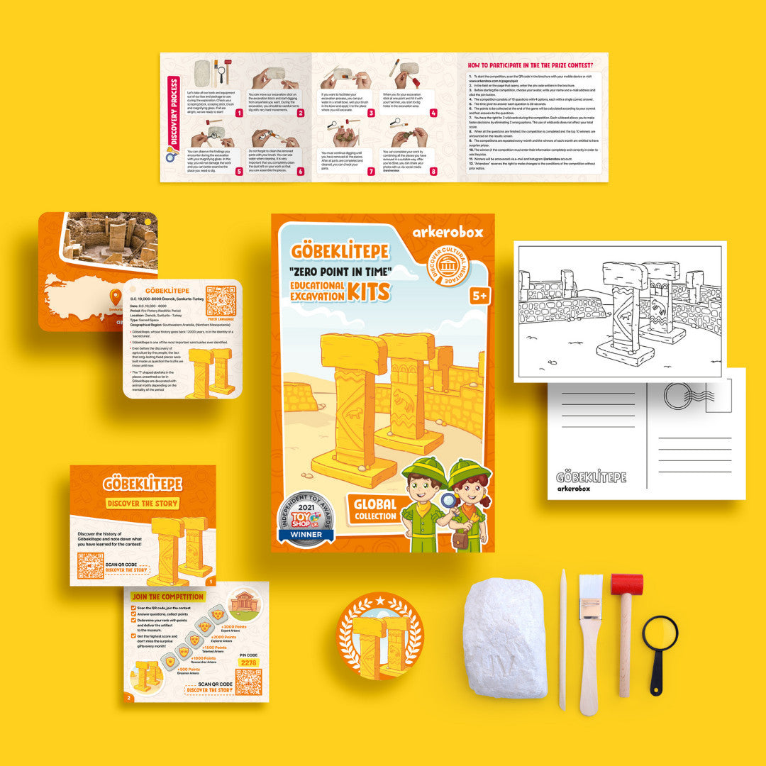 Arkerobox - Set arheologic educational si puzzle 3D, Gobekli Tepe