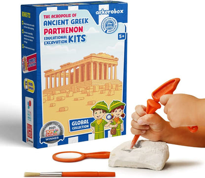 Arkerobox - Set arheologic educational si puzzle 3D, Grecia antica, Parthenon
