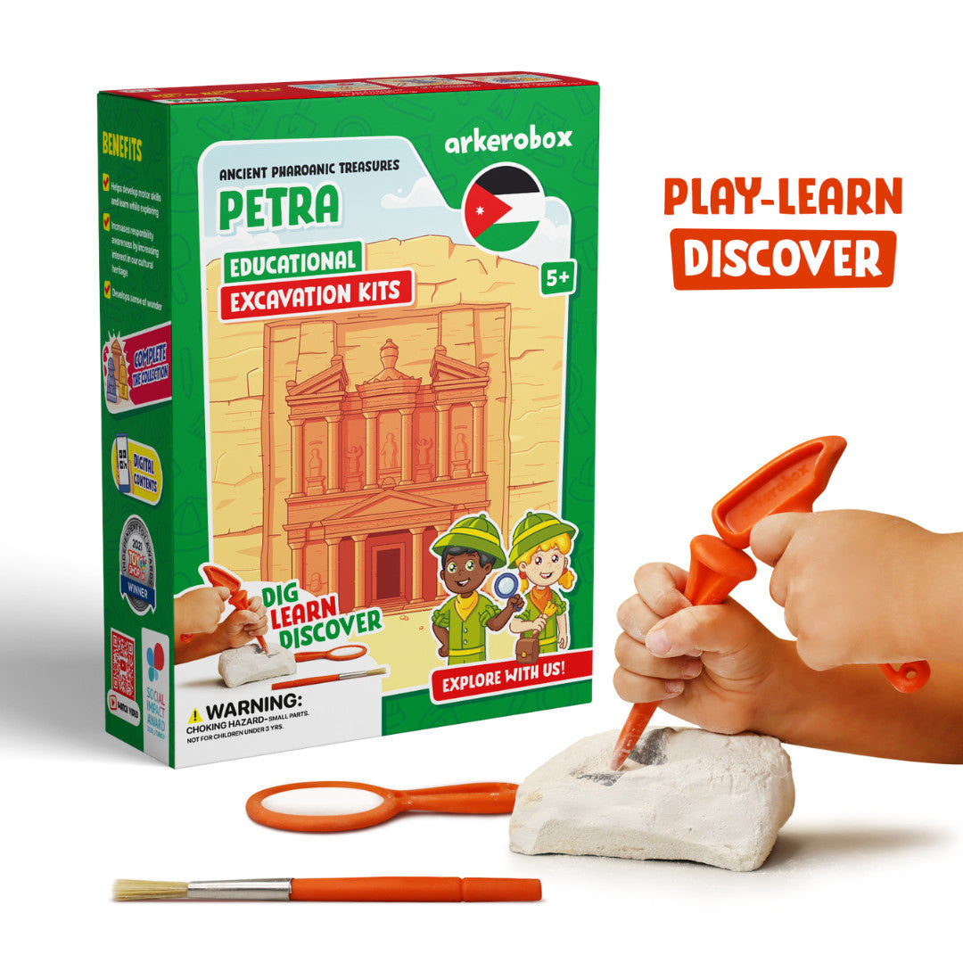 Arkerobox - Set arheologic educational si puzzle 3D, Petra