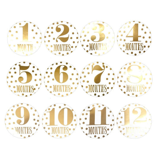 Autocolantele “Primele 12 luni” Drool -