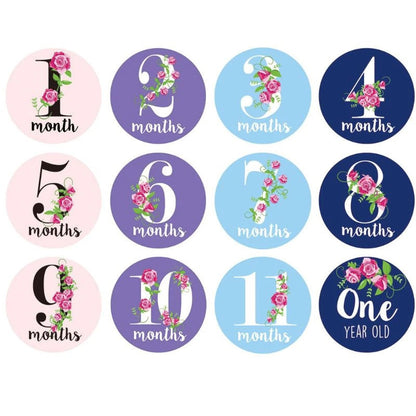 Autocolantele “Primele 12 luni” Drool