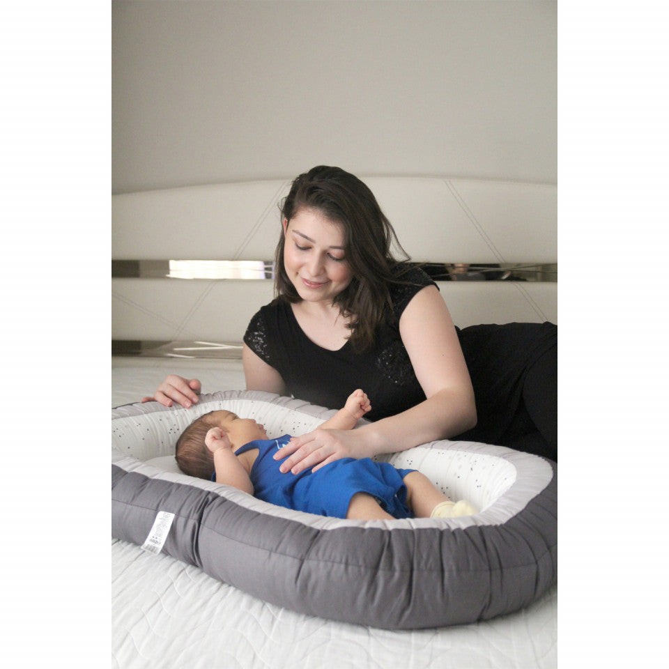 Babynest cu 2 fete BabyJem Luxury Between Parents