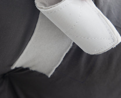 Babynest cu bara de jucarii, BabyJem, antracit