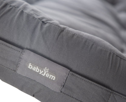 Babynest cu bara de jucarii, BabyJem, antracit