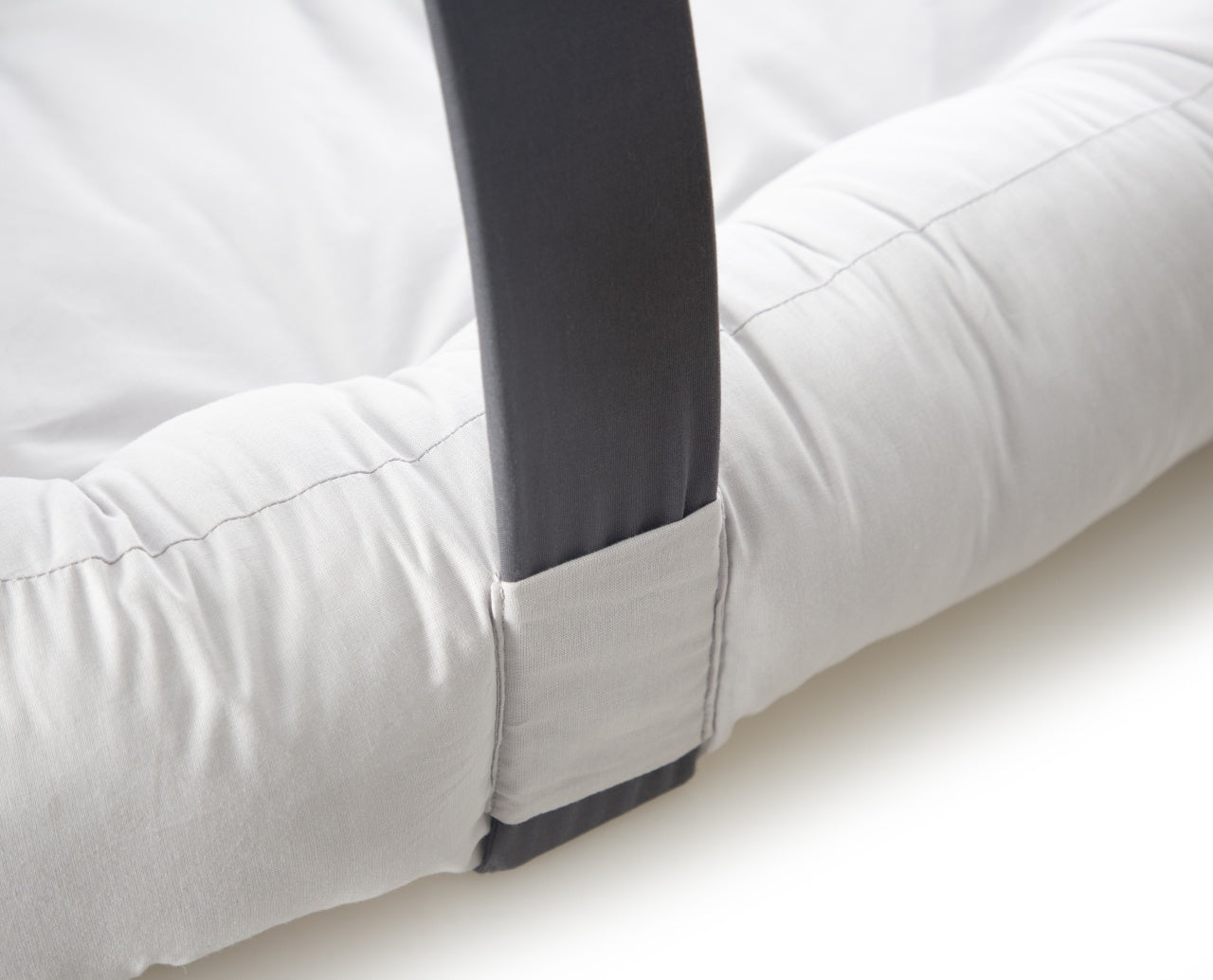 Babynest cu bara de jucarii, BabyJem, gri