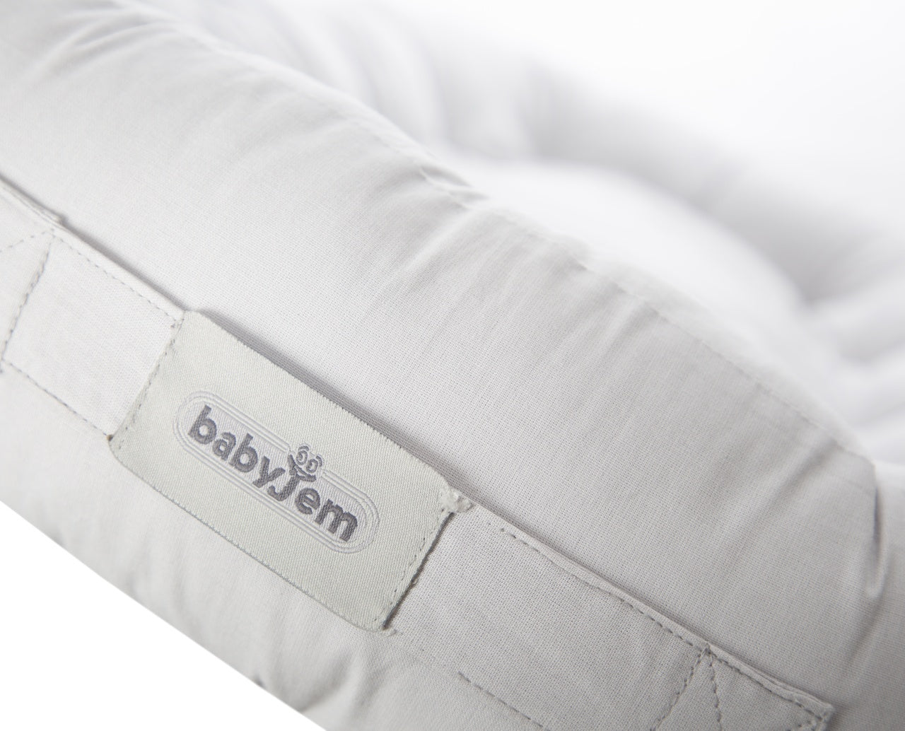 Babynest cu bara de jucarii, BabyJem, gri
