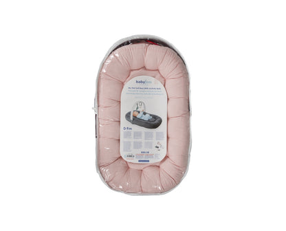 Babynest cu bara de jucarii, BabyJem, somon