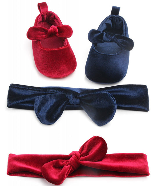 Balerini bebelus de catifea Drool -