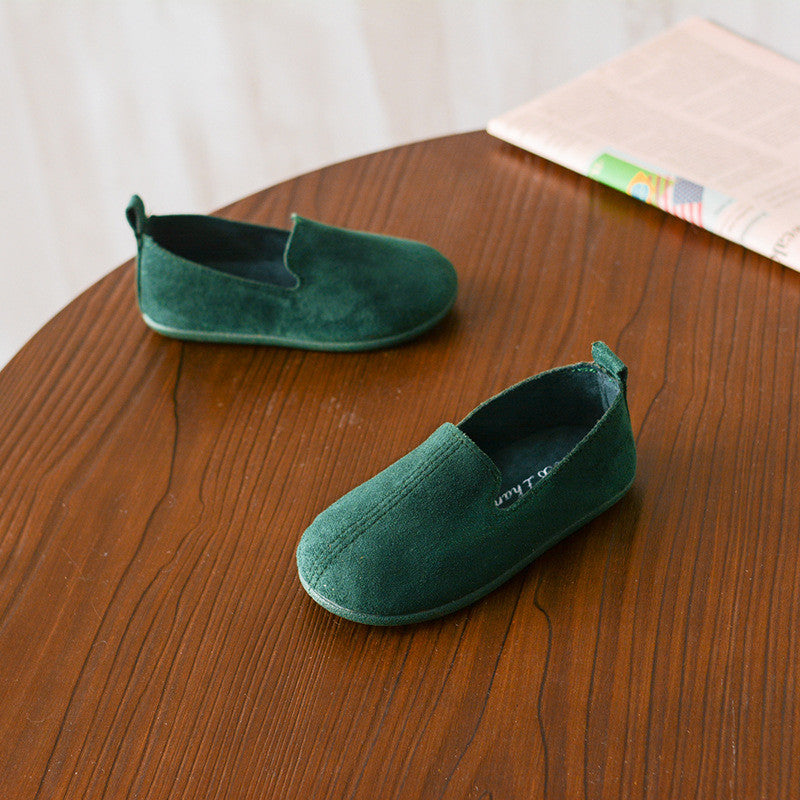 Balerini tip piele intoarsa Drool