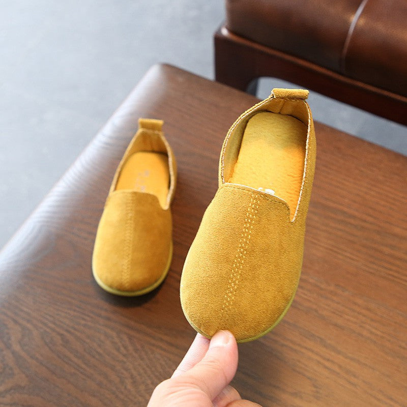 Balerini tip piele intoarsa Drool
