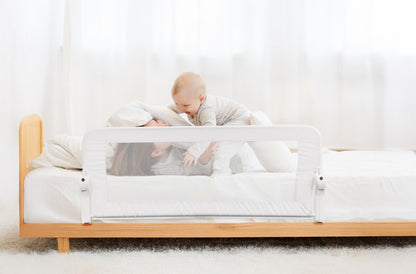 Bariera de protectie, BabyJem, 120 x 48,5 cm, alb