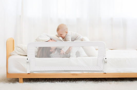 Bariera de protectie, BabyJem, 120 x 48,5 cm, alb