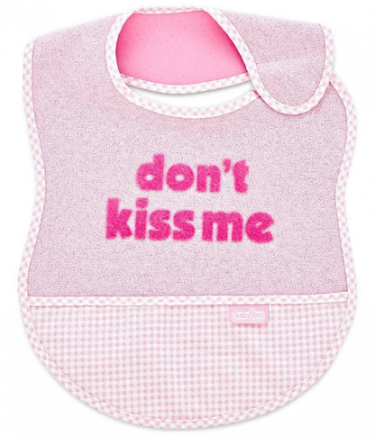 Baveta BabyJem din bumbac Dont Kiss Me