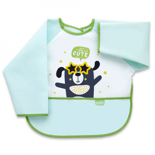 Baveta cu maneci si buzunar BabyJem Polly Bib - Baveta