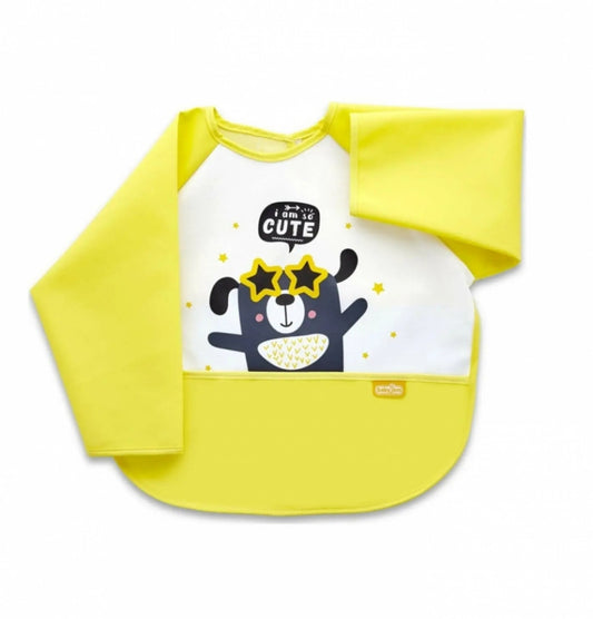 Baveta cu maneci si buzunar BabyJem Polly Bib - Baveta