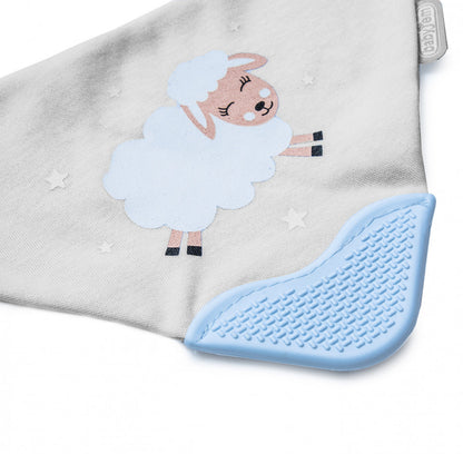 Baveta triunghi cu accesoriu dentitie BabyJem Cowboy Bib
