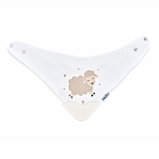 Baveta triunghi cu accesoriu dentitie BabyJem Cowboy Bib - Baveta