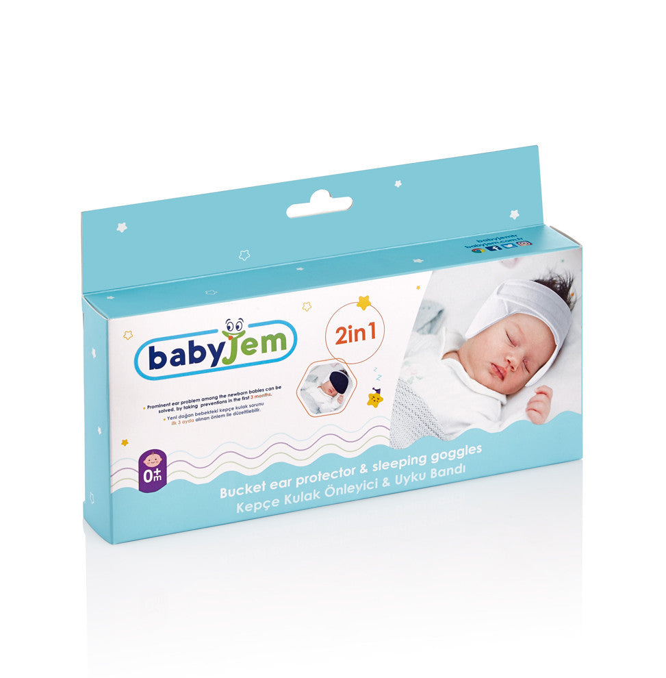 Bentita 2 in 1 pentru urechi BabyJem, Roz