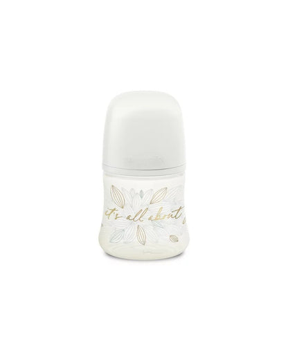 Biberon 150 ml tetină fiziologică SX Pro cu debit lent Gri Gold Premium