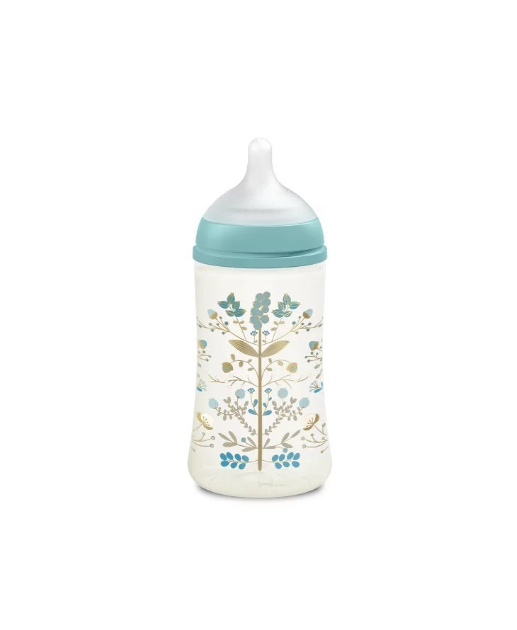 Biberon 270 ml tetină fiziologică SX Pro cu debit mediu Albastru Gold Premium