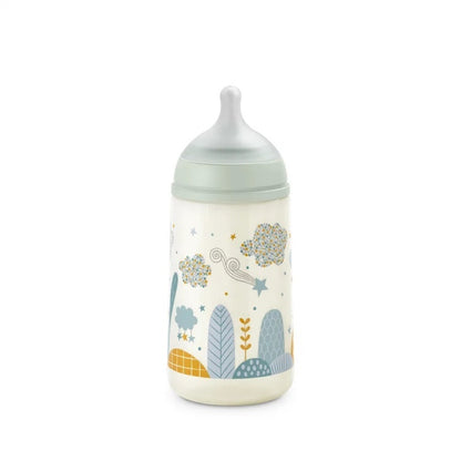 Biberon 270 ml tetină fiziologică SX Pro debit mediu verde Dreams