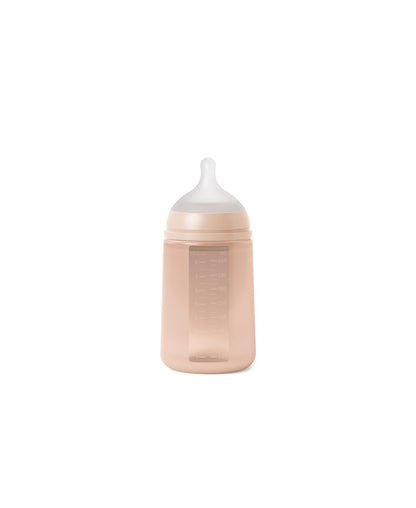 Biberon din silicon, 240ml, Colour Essence SX Pro debit mediu, nude