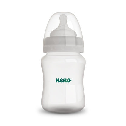 Biberon Neno 150 ml cu tetina silicon, anti-colici, debit lent