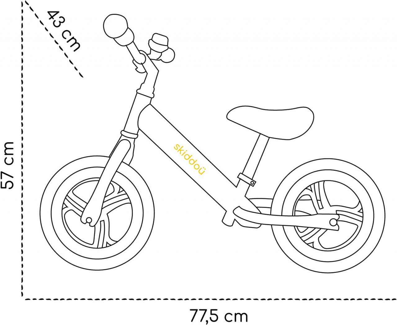 Bicicleta fara pedale Nils, Skiddou, Keep Pink, Roz