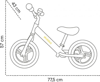 Bicicleta fara pedale Nils, Skiddou, Keep Pink, Roz