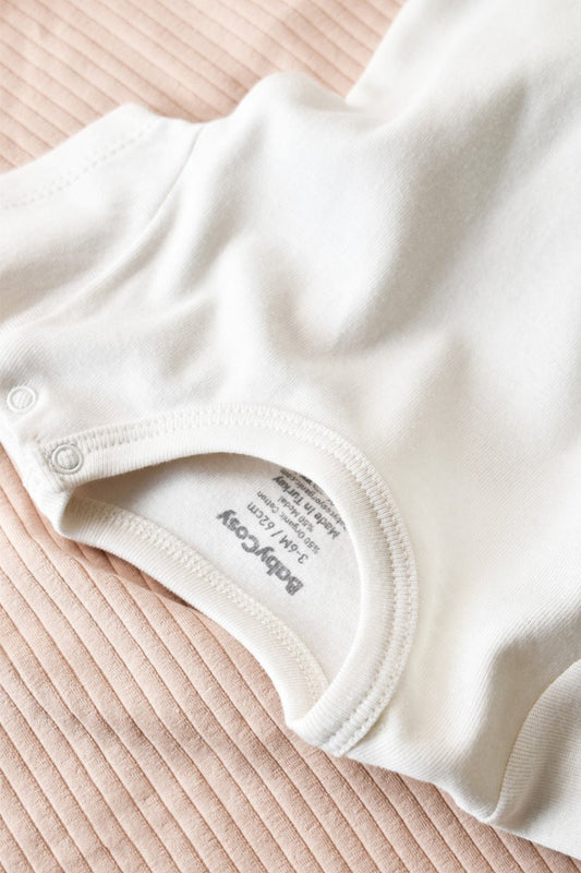 Body din bumbac organic Ecru BabyCosy - Body