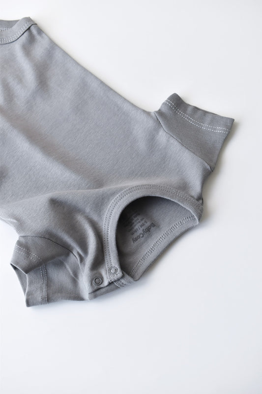 Body din bumbac organic Gri BabyCosy - Body