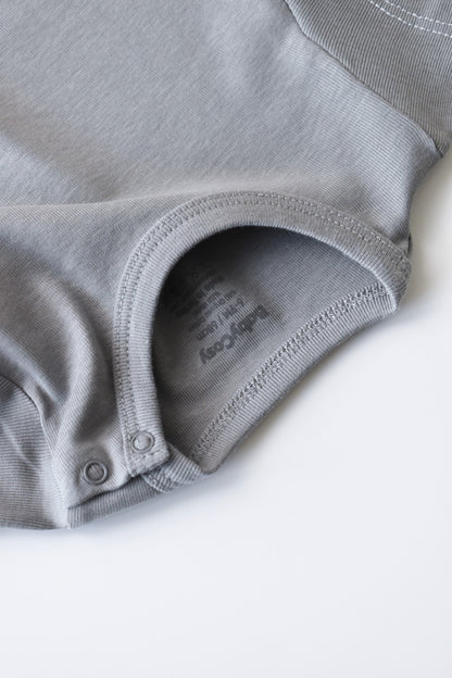 Body din bumbac organic Gri BabyCosy