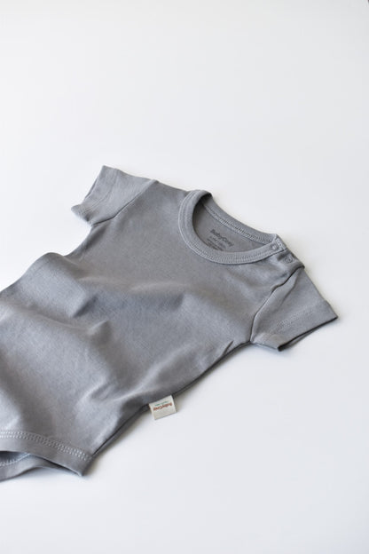 Body din bumbac organic Gri BabyCosy