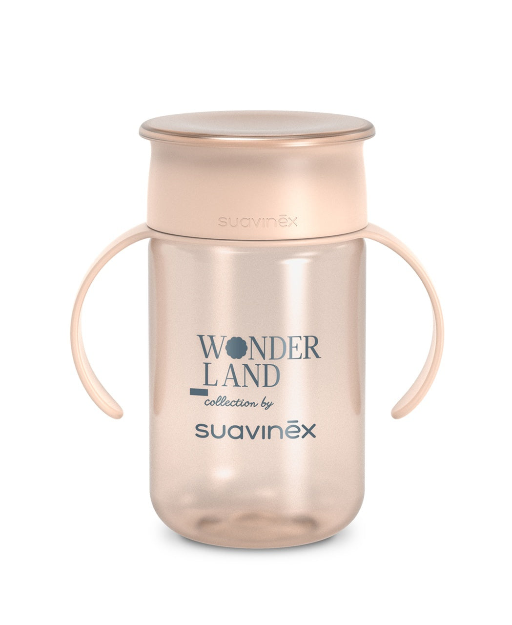 Cană 360° anti-vărsare, 340 ml, roz, Wonder, Suavinex