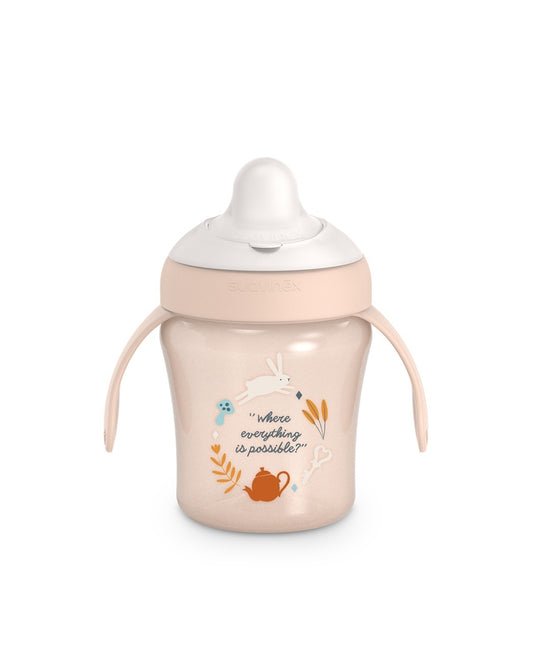 Cană antrenament, 200 ml, roz, Wonder, Suavinex -