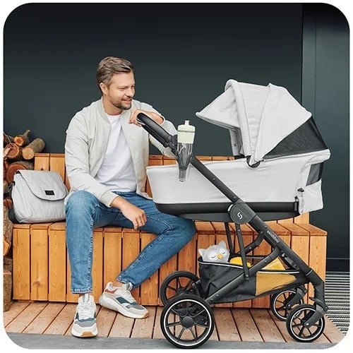 Carucior 2 in 1 Skiddou Moss Normandic Dream, Gri