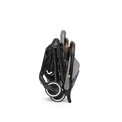 Carucior sport pliabil Skiddou Espoo+ Evening Shadow, ultracompact pentru calatorii, Gri inchis