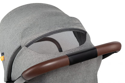 Carucior sport pliabil Skiddou Espoo+ Evening Shadow, ultracompact pentru calatorii, Gri inchis