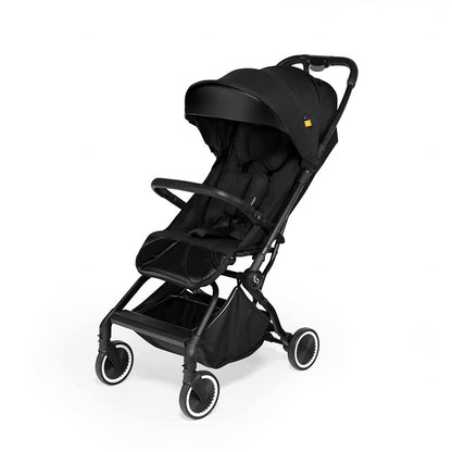 Carucior sport pliabil Skiddou Espoo+ Onyx, ultracompact pentru calatorii, Negru