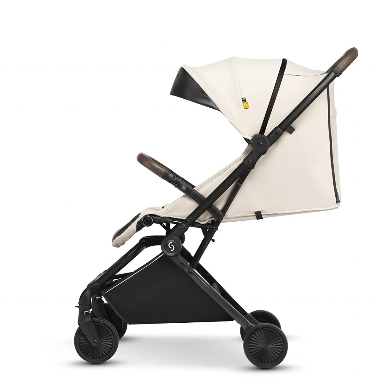 Carucior sport pliabil Skiddou Espoo+ Vanilla Delight, ultracompact pentru calatorii, Beige - Editie Limitata