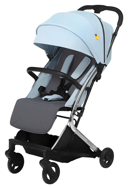 Carucior sport pliabil Skiddou Mikkeli Sky high, ultracompact pentru calatorii, Bleu