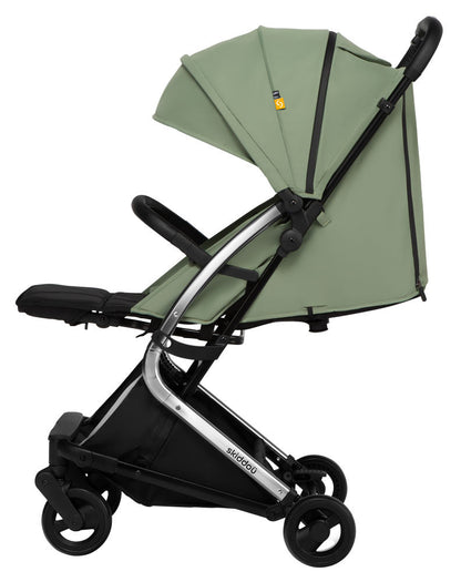 Carucior sport pliabil Skiddou Mikkeli Wild climber, ultracompact pentru calatorii, Verde