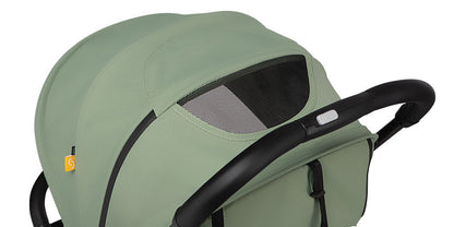 Carucior sport pliabil Skiddou Mikkeli Wild climber, ultracompact pentru calatorii, Verde