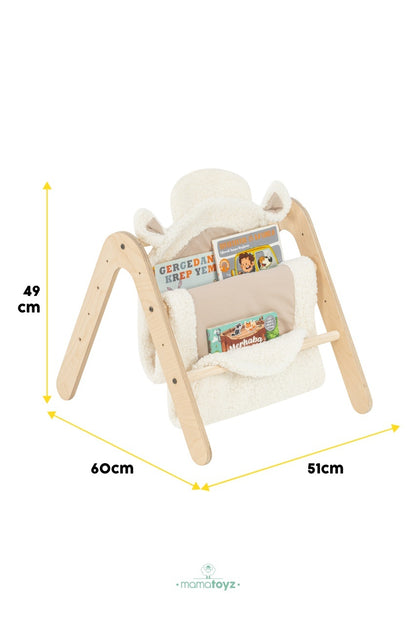 Centru activitati Montessori 2in1 - loc de joaca si biblioteca Gimy, MamaToyz