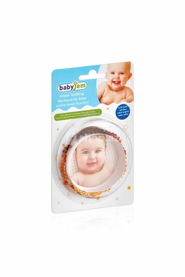 Colier din chihlimbar pentru copii BabyJem