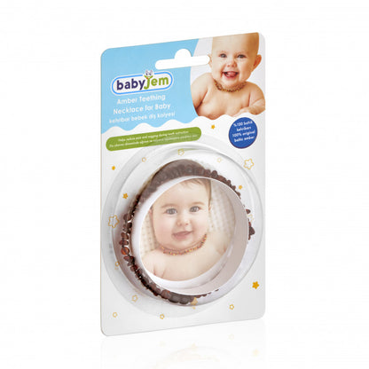 Colier din chihlimbar pentru copii BabyJem
