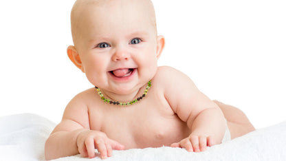 Colier din chihlimbar pentru copii BabyJem