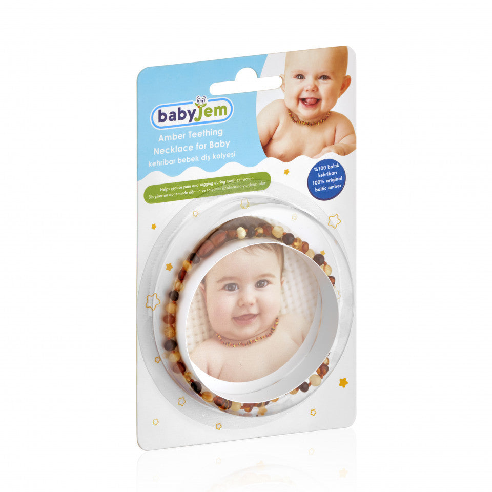 Colier din chihlimbar pentru copii BabyJem