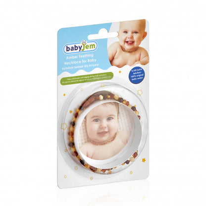 Colier din chihlimbar pentru copii BabyJem